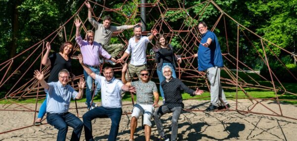 Das Orga-Team des Festivals 'Musik im Park'